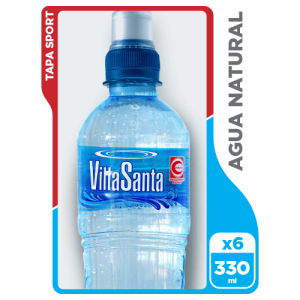 Agua Natural VillaSanta Mini 330 Ml. TSP - 6 Pack