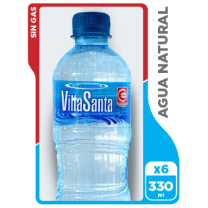 Agua Natural VillaSanta Mini 330 Ml. - 6 Pack